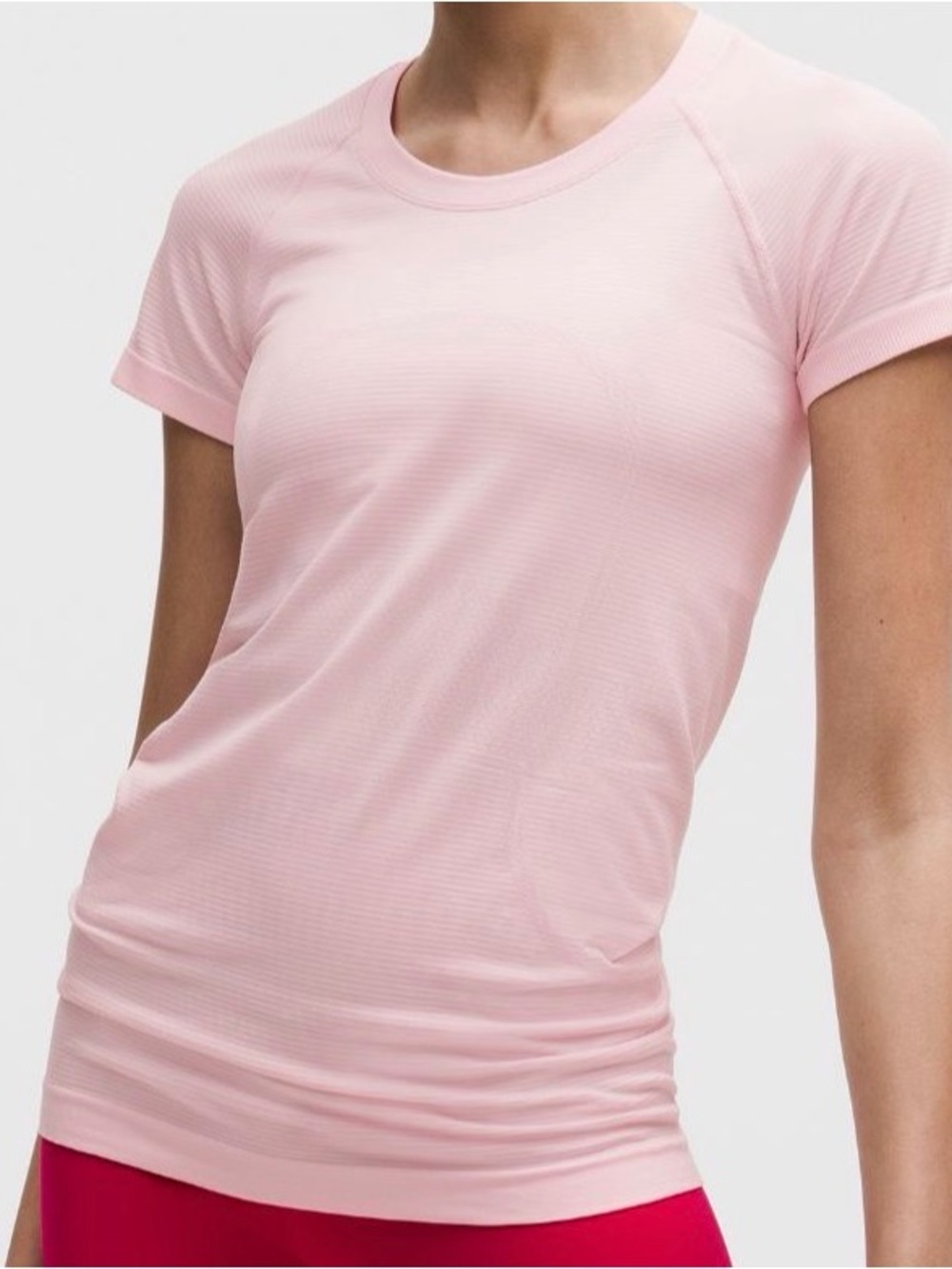 Lululemon Women's Lightweight Pink Performance Tee 2xl (20)